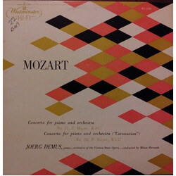 Wolfgang Amadeus Mozart / Jörg Demus / Milan Horvat / Orchester Der Wiener Staatsoper Concerto No. 21 For Piano And Orchestra / Concerto No. 26 For Pi