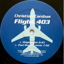 Christian Cambas Flight 403 USED VINYL 12INCH