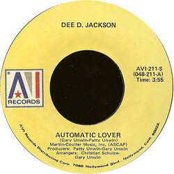 Dee D. Jackson Automatic Lover USED VINYL 7INCH 45 RPM