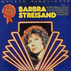 Barbra Streisand Golden Highlights Vinyl LP USED