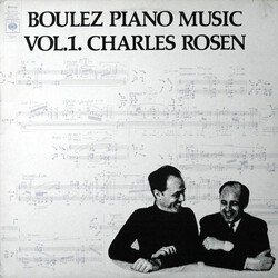 Pierre Boulez / Charles Rosen Piano Music Vol.1. Vinyl LP USED