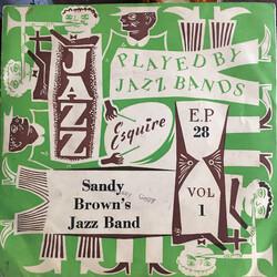Sandy Brown's Jazz Band Jazz Played By Jazz Bands Vol. 1 USED VINYL 7INCH 45 RPM EP