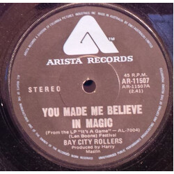 Bay City Rollers You Made Me Believe In Magic USED VINYL 7INCH 45 RPM SINGLE