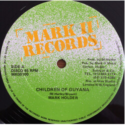 Mark Holder Children Of Guyana USED VINYL 12INCH 45 RPM