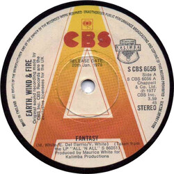 Earth, Wind & Fire Fantasy USED VINYL 7INCH SINGLE PROMO