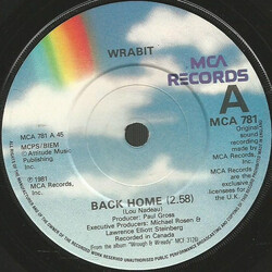 Wrabit Back Home USED VINYL 7INCH SINGLE