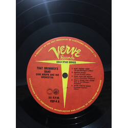 Gene Krupa And His Orchestra That Drummer's Band Vinyl LP USED