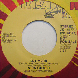 Nick Gilder Let Me In USED VINYL 7INCH 45 RPM PROMO