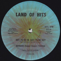 Bernard Thomas / Rapper Dapper Got To Be In Got To Be Out USED VINYL 12INCH 33 S RPM