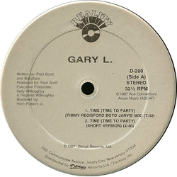 Gary L. Time (Time To Party) Vinyl 12" USED