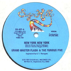 Grandmaster Flash & The Furious Five New York New York VINYL 12" USED