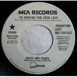 Rufus & Chaka Khan I'm Dancing For Your Love USED VINYL 7INCH 45 RPM PROMO