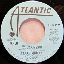 Bette Midler In The Mood USED VINYL 7INCH 45 RPM PROMO STEREO MONO
