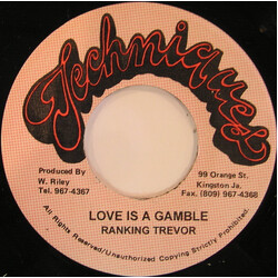 Ranking Trevor Love Is A Gamble USED VINYL 7INCH 45 RPM REISSUE
