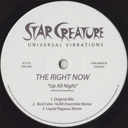 The Right Now Up All Night / If It Was You USED VINYL 12INCH 33 S RPM