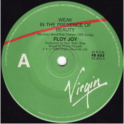 Floy Joy Weak In The Presence Of Beauty USED VINYL 7INCH 45 RPM