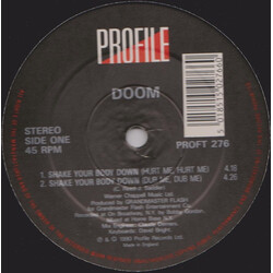 Doom (5) Shake Your Body Down USED VINYL 12INCH