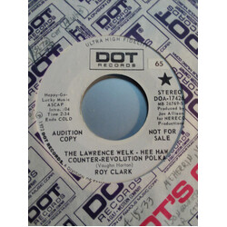 Roy Clark The Lawrence Welk - Hee Haw Counter-Revolution Polka USED VINYL 7INCH 45 RPM SINGLE PROMO STEREO
