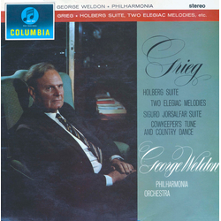 Edvard Grieg / George Weldon / Philharmonia Orchestra Holberg Suite / Two El Jorsalfar Suite / Cowkeeper's Tune And Country Danceegiac Melodies / Sigu