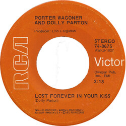Porter Wagoner And Dolly Parton Lost Forever In Your Kiss USED VINYL 7INCH 45 RPM SINGLE STEREO
