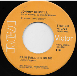 Johnny Russell (2) Rain Falling On Me USED VINYL 7INCH 45 RPM SINGLE