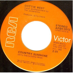 Dottie West Country Sunshine USED VINYL 7INCH 45 RPM SINGLE STEREO