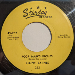 Benny Barnes Poor Man's Riches / Those Who Know USED VINYL 7INCH 45 RPM