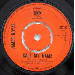 James Royal Call My Name / When It Comes To My Baby USED VINYL 7INCH SINGLE