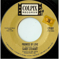 Sandy Stewart (2) Promise Of Love USED VINYL 7INCH SINGLE 45 RPM