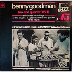 Benny Goodman Trio / The Benny Goodman Quartet Vol. II Vinyl LP USED