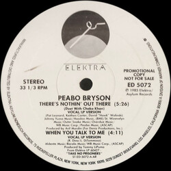 Peabo Bryson There's Nothin' Out There USED VINYL 12INCH 33 S RPM PROMO
