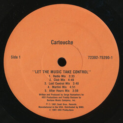 Cartouche Let The Music Take Control VINYL 12" USED