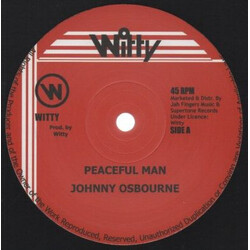 Johnny Osbourne Peaceful Man USED VINYL 12INCH 45 RPM REISSUE