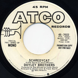 The Doyley Brothers Scaredycat USED VINYL 7INCH 45 RPM PROMO
