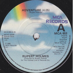 Rupert Holmes Adventure Vinyl 7" USED