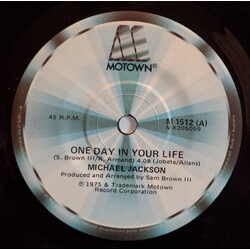 Michael Jackson One Day In Your Life USED VINYL 7INCH 45 RPM SINGLE