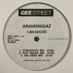 Gravediggaz 1-800-Suicide / Mommy, What's A Gravedigga ? Vinyl 12" USED