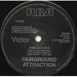 Fairground Attraction Find My Love USED VINYL 7INCH 45 RPM