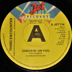 Third Encounter Checkin' On You USED VINYL 7INCH 45 RPM SINGLE PROMO