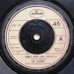 Lee Eldred How's Your Love Life USED VINYL 7INCH 45 RPM