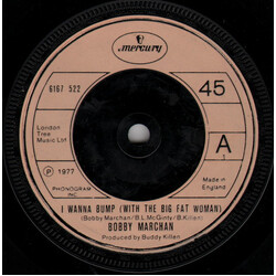 Bobby Marchan I Wanna Bump (With The Big Fat Woman) / Disco Rabbit USED VINYL 7INCH 45 RPM SINGLE