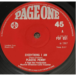 Plastic Penny Everything I Am Vinyl 7" USED