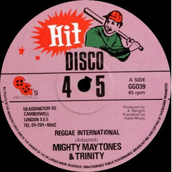The Maytones / Trinity (4) Reggae International USED VINYL 12INCH
