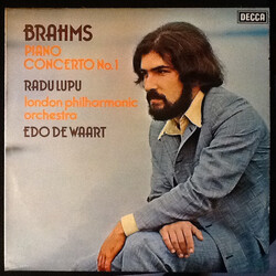 Johannes Brahms / Radu Lupu / The London Philharmonic Orchestra / Edo de Waart Piano Concerto No.1 Vinyl LP USED