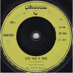 Honey Boy Let's Talk It Over / Understanding USED VINYL 7INCH 45 RPM