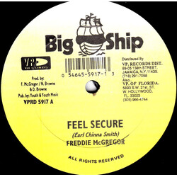 Freddie McGregor Feel Secure USED VINYL 12INCH 45 RPM