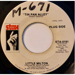 Little Milton Tin Pan Alley / Sweet Woman Of Mine USED VINYL 7INCH 45 RPM PROMO