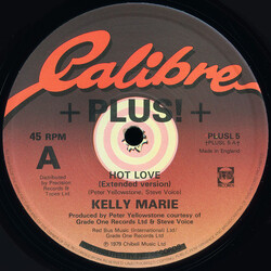 Kelly Marie Hot Love / Feels Like I'm In Love USED VINYL 12INCH 45 RPM SINGLE