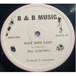 Bill Campbell (3) Nice And Easy USED VINYL 12INCH 45 RPM