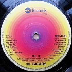 The Crusaders Feel It USED VINYL 7INCH SINGLE 45 RPM